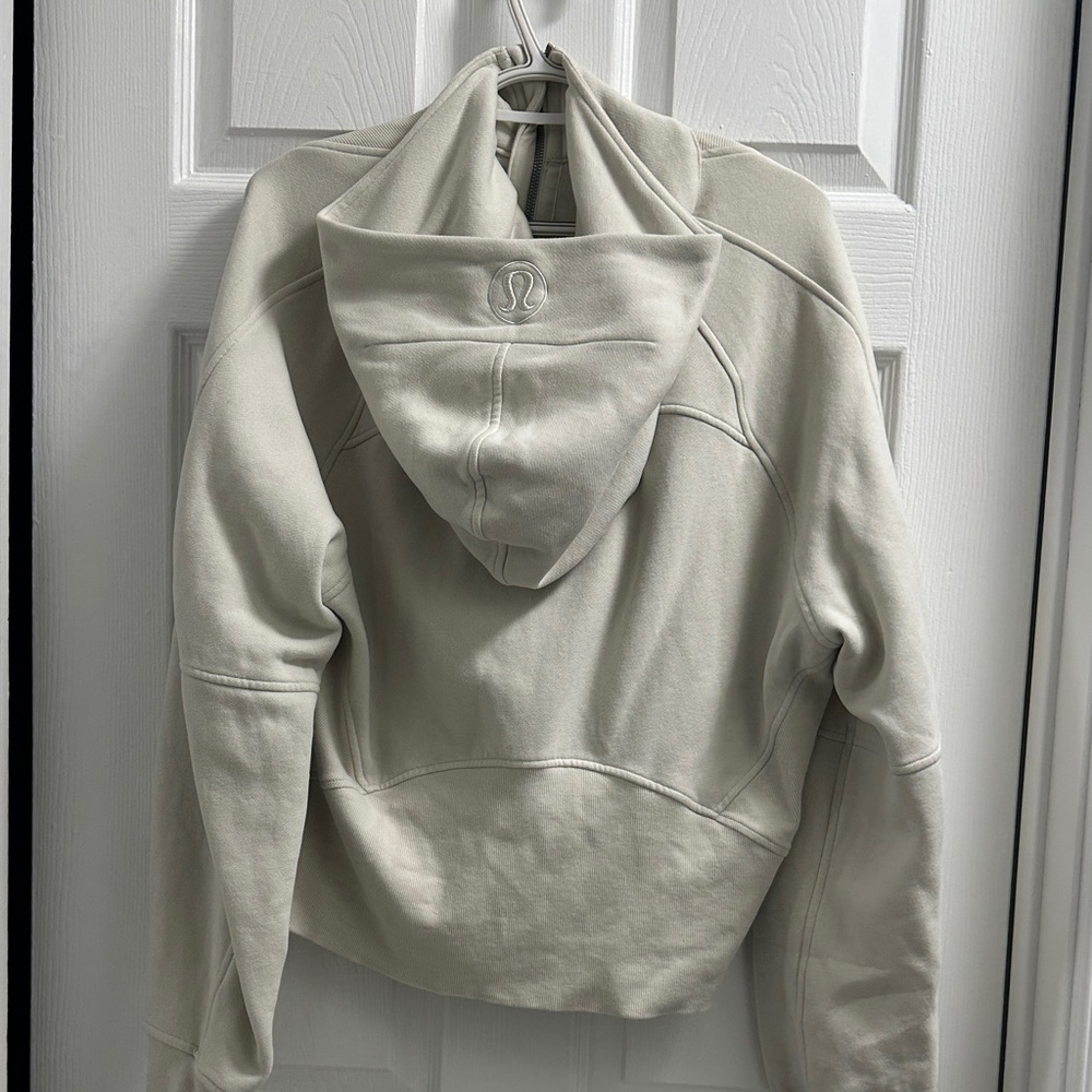 Lululemon Athletica Cream Half-Zip Hoodie - Picture 3 of 4